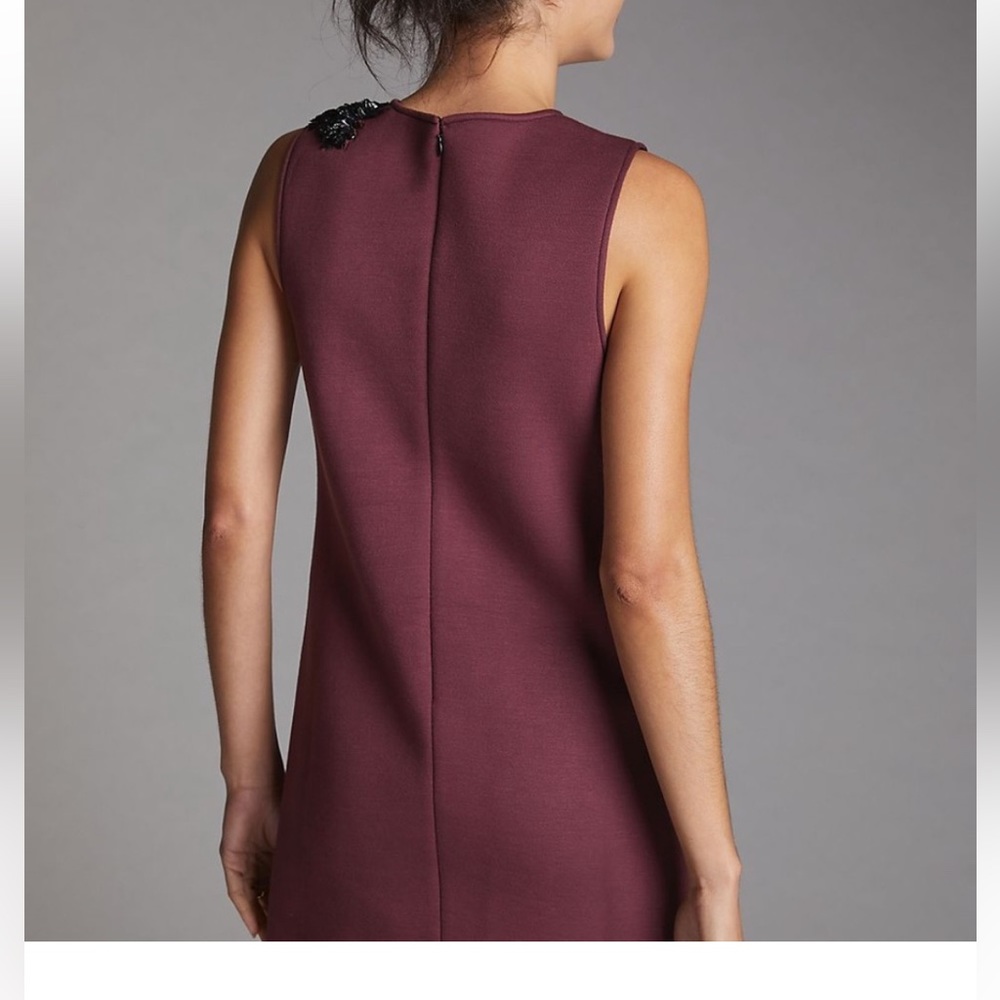 Anthropologie Sequined Shift Mini Dress Dhruv Kapoor Size Small Embroidered LN - Picture 4 of 13